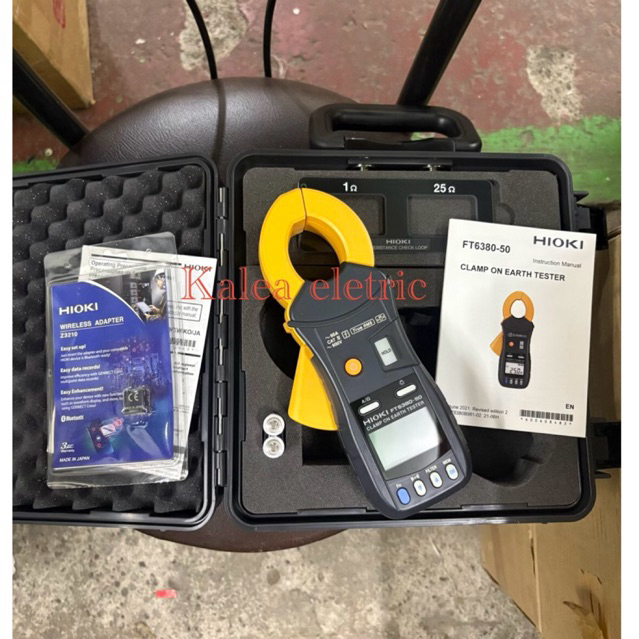 Hioki FT6380-50 Clamp On Earth Tester Termasuk Wireless Adapter Z3210