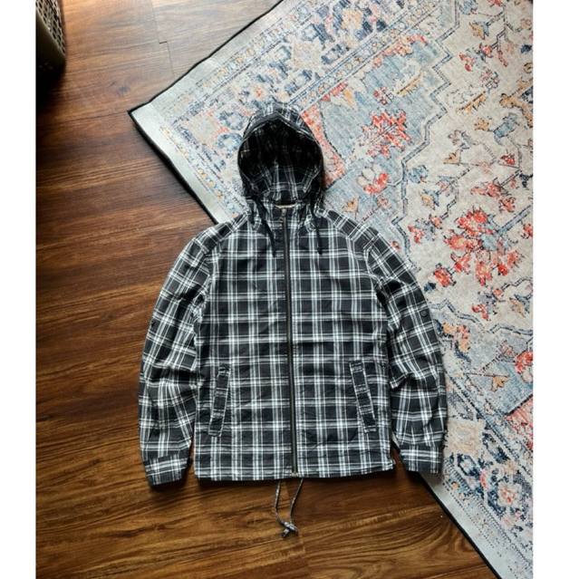 Uniqlo Plaid Y2k Cotton Parka Jacket