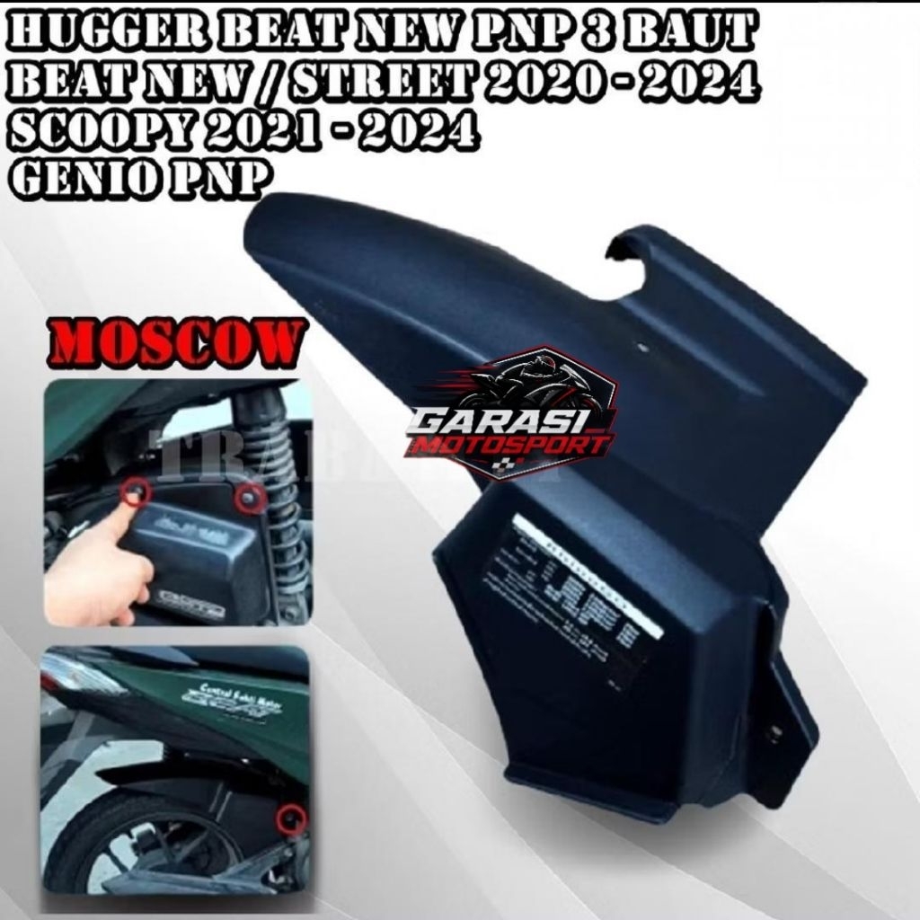 SPAKBOR KOLONG BEAT NEW DELUXE STREET SCOOPY GENIO 3 BAUT ABS CBS HAGER HUGER AIR BLADE PNP