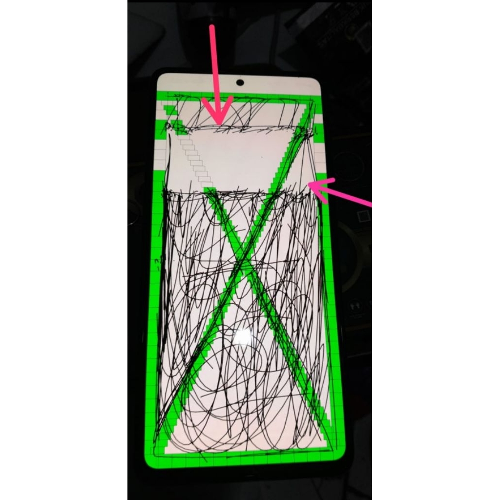 lcd samsung A72 original copotan minus