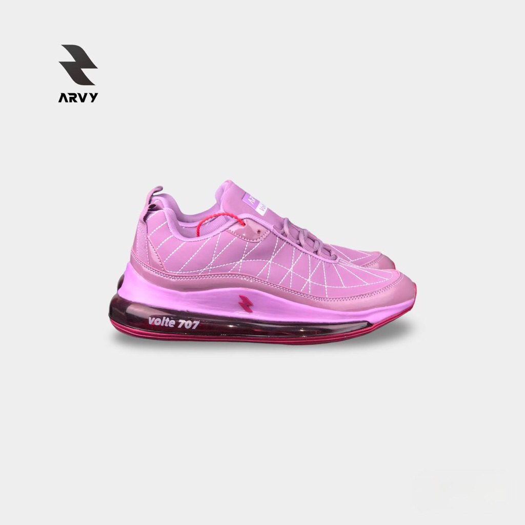Sepatu Arvy Volte 707 Rose Pink Olahraga Sneakers Wanita