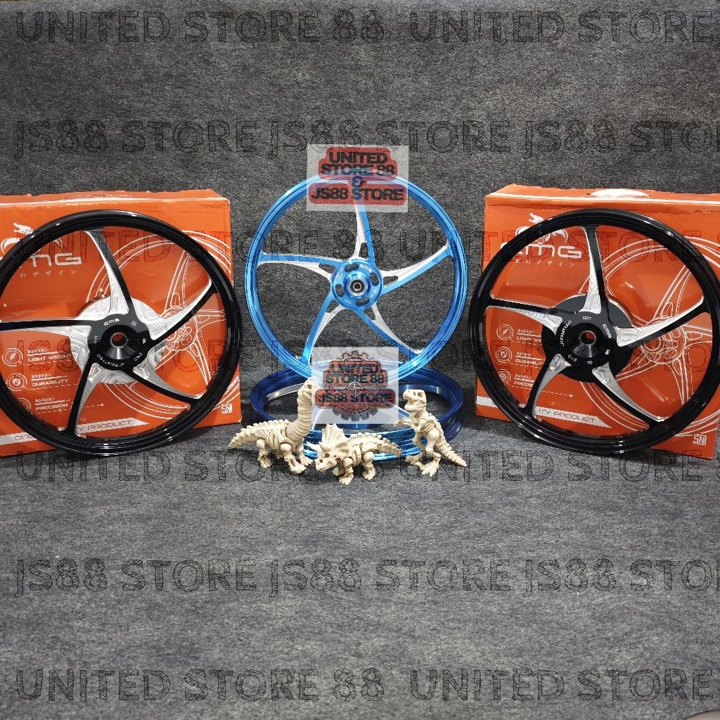 CMG RACING ORIGINAL VELG CNC KZR K5R K5-R  KZ-R 140x17 160x17 VARIO 110 125 150 160 CBS ABS BEAT SCO