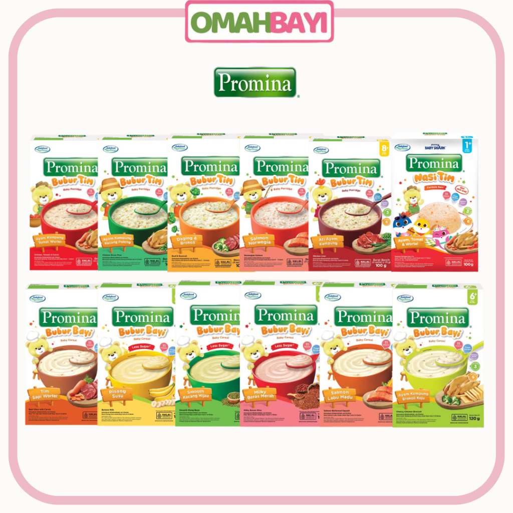 OMAHBAYI-Promina Bubur Bayi MPASI BAYI | Promina Bubur 6+ | Promina Bubur 8+ | Promina Bubur 9+ | Pr