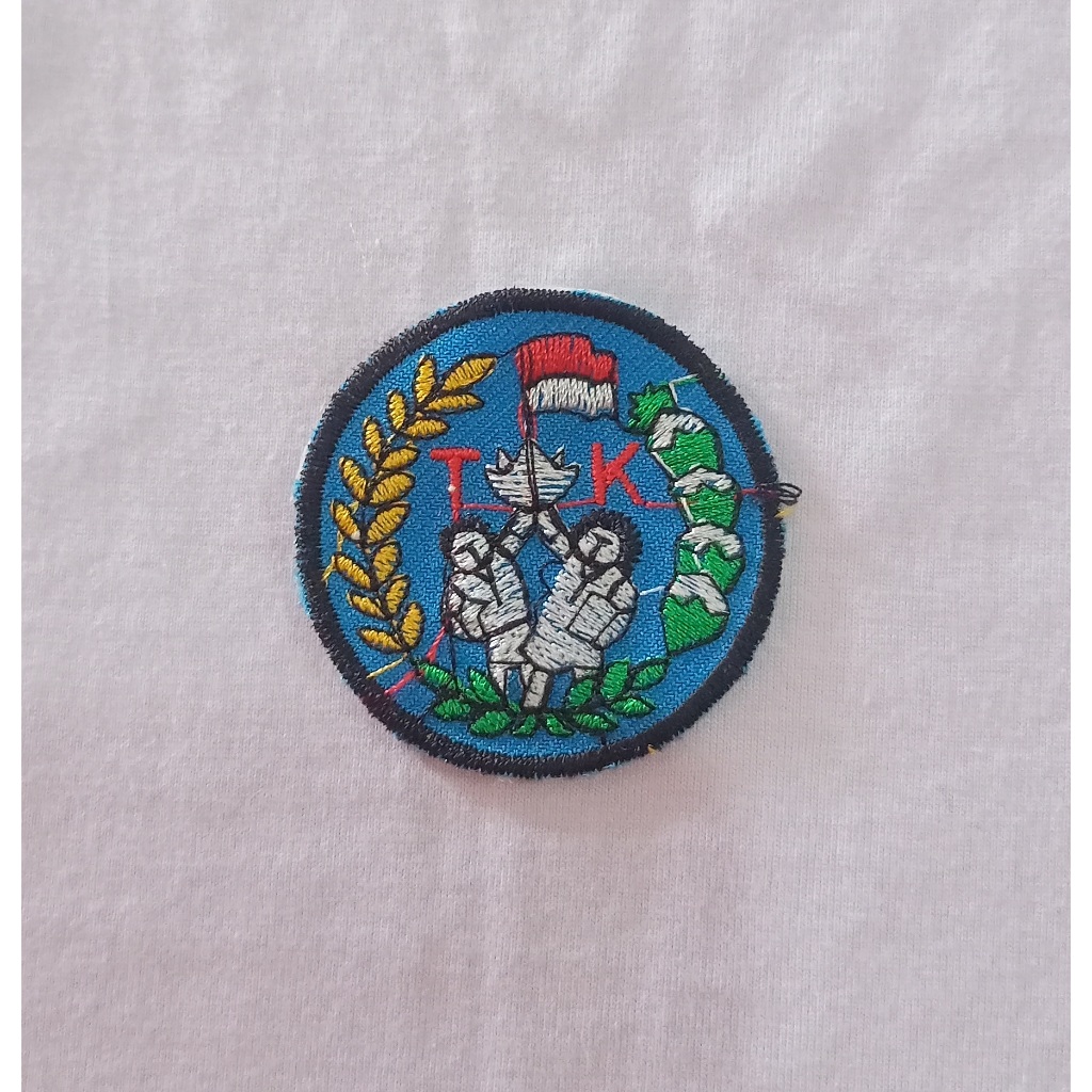 Bad Logo Bordiran Bet Bordir Bed Badge | Logo Tk Bordir | Bet Tk | Bordiran Sekolah Tk | Logo Tk Nas