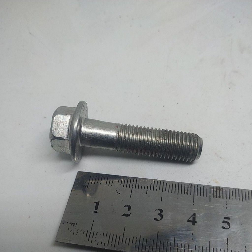 BAUT 14 P4cm // ORI Baut as shock breaker depan baut 14 panjang 4cm kunci 14 universal ORI breaker c