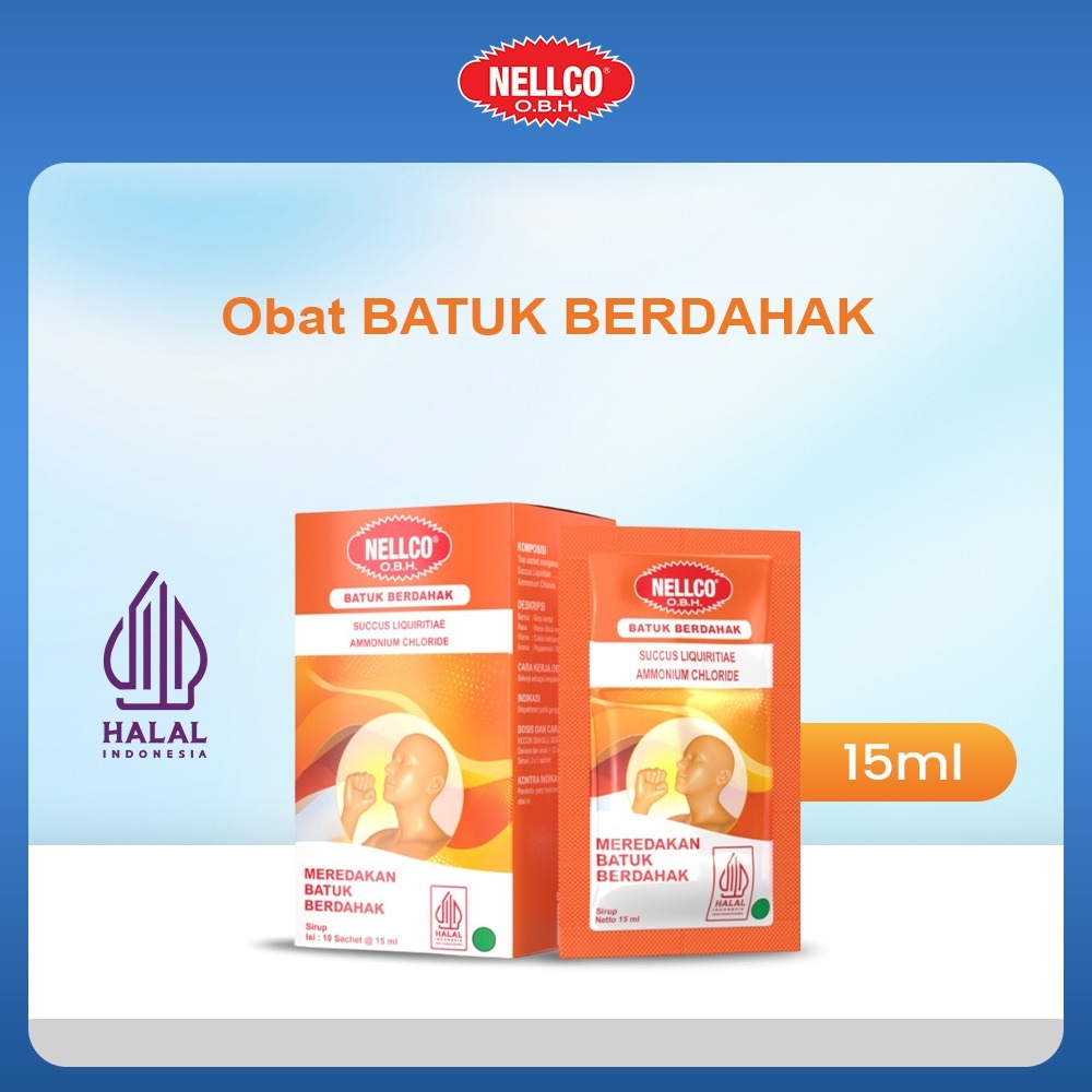 Nellco OBH Batuk Berdahak Sachet Meredakan Batuk dan Hidung Tersumbat