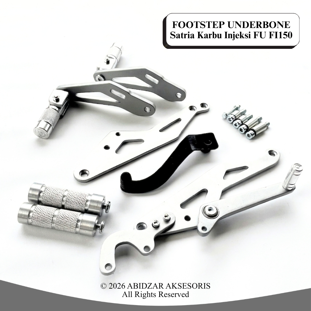 Underbone Satria Fu Custom UB Suzuki Satria F/FU 150 Plat besi tebal 10 mm