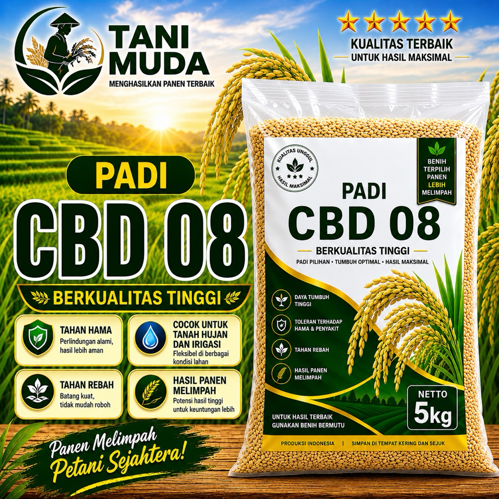 PADI UNGGUL CBD 08 Kemasan 5 KG