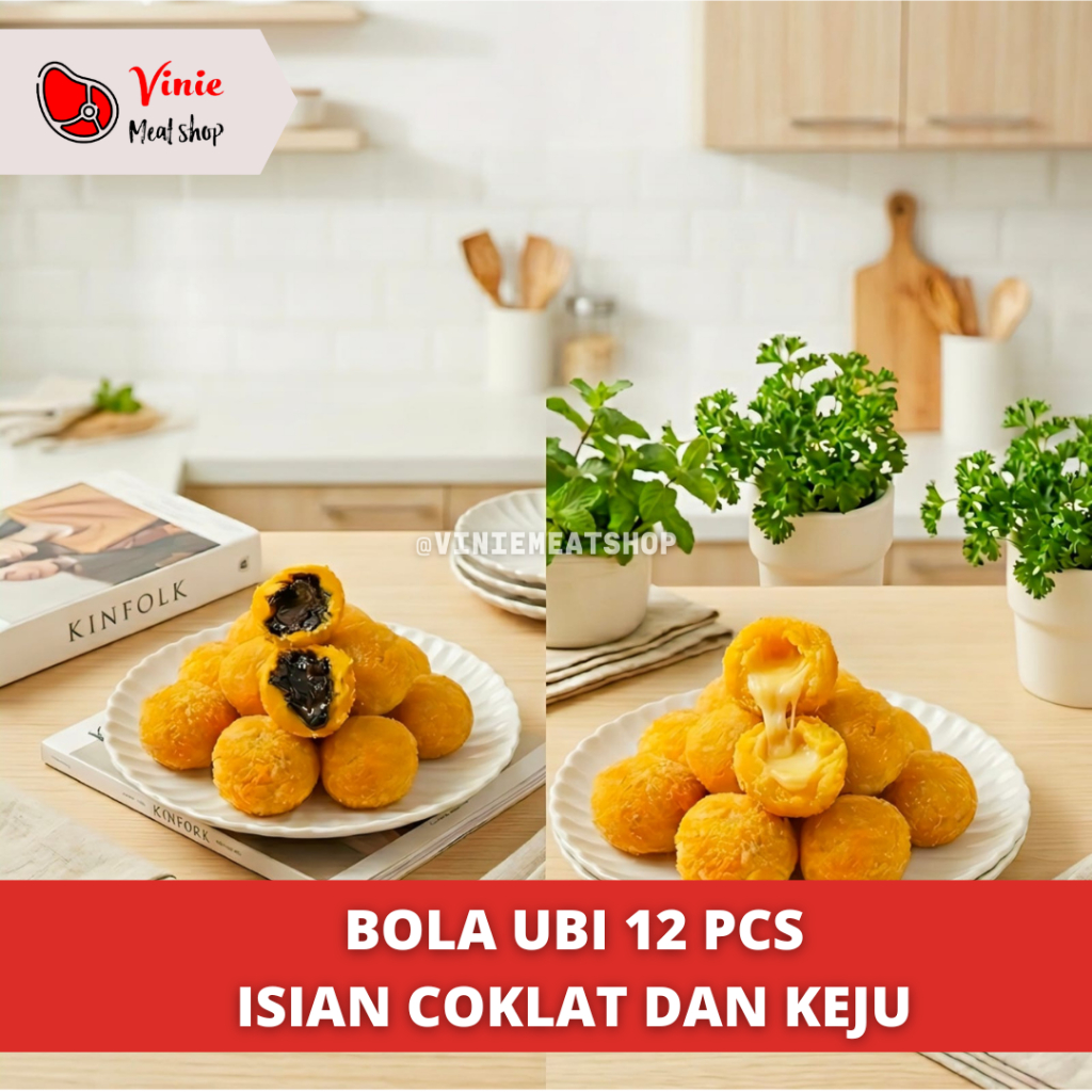 Bola Ubi Lumer Coklat Keju isi 12