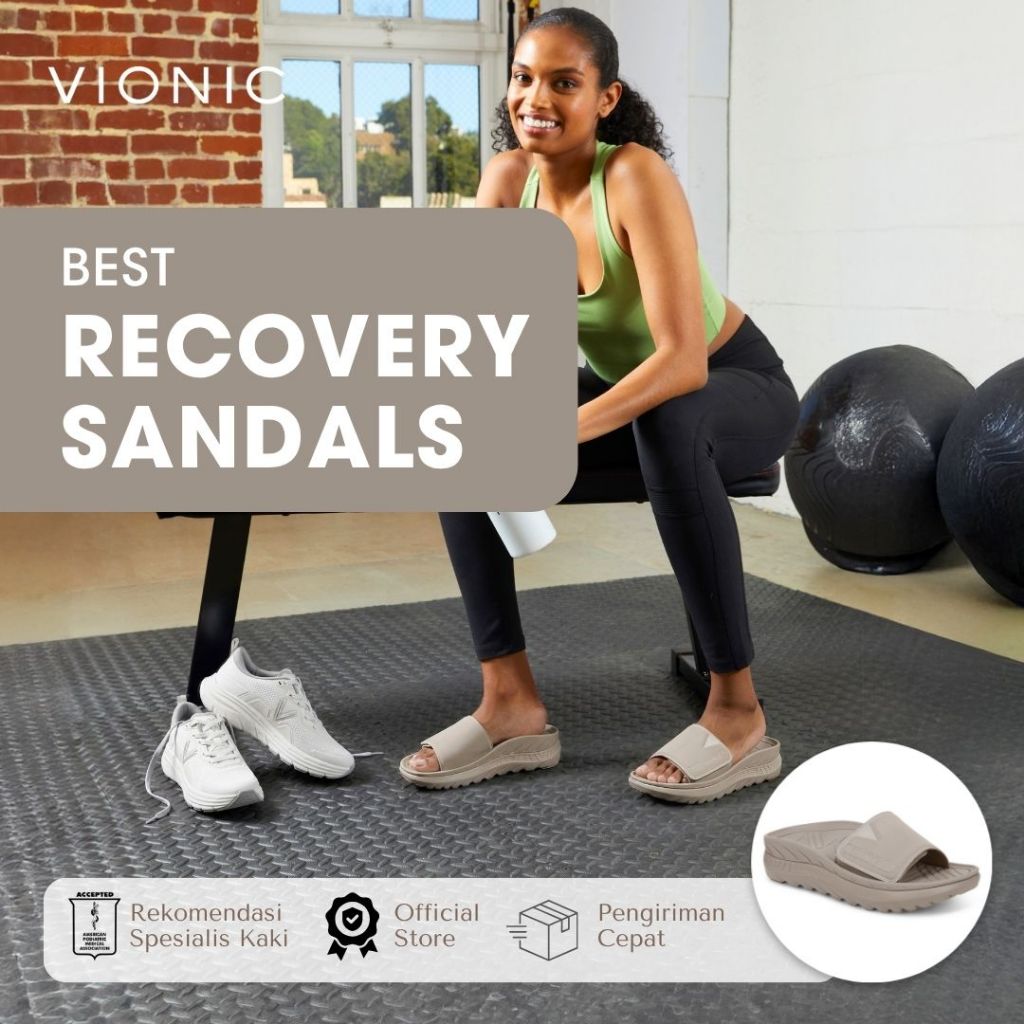 Vionic Rejuvenate Cobblestone Sandal Wanita
