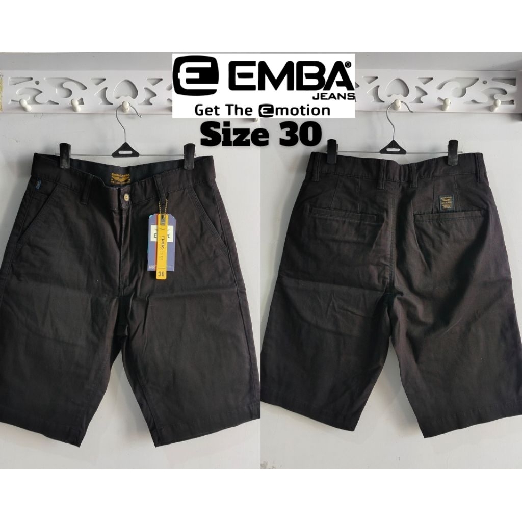 CELANA EMBA SIZE 30 PENDEK Jeans Katun CELANA PENDEK EMBA