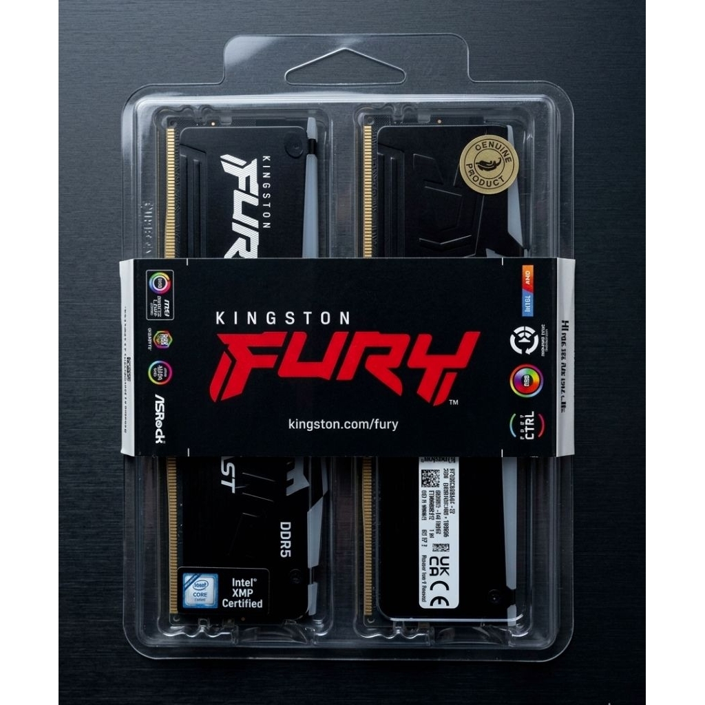 Ram kingston fury rgb 32gb ddr5 6000 cl30