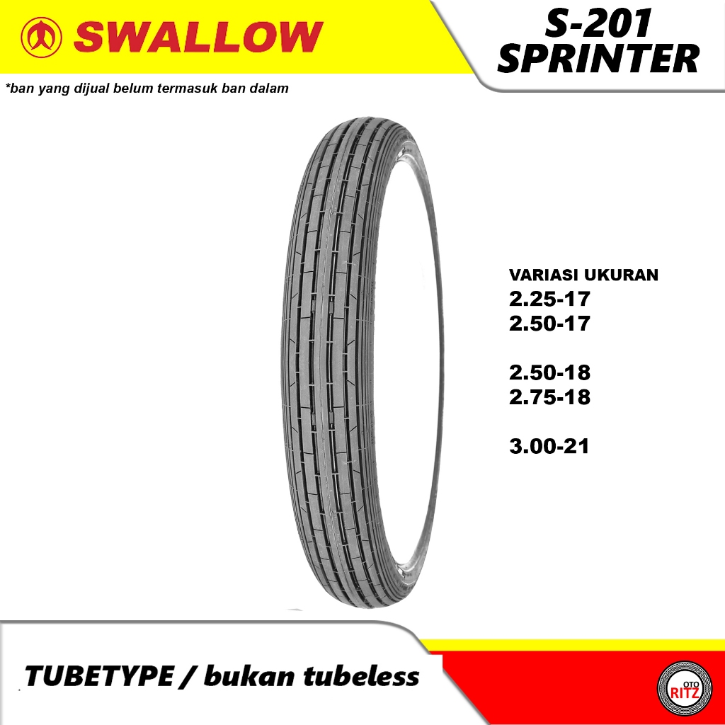 Swallow Ban Motor Sprinter S201 Ring 17 | 18 | 21