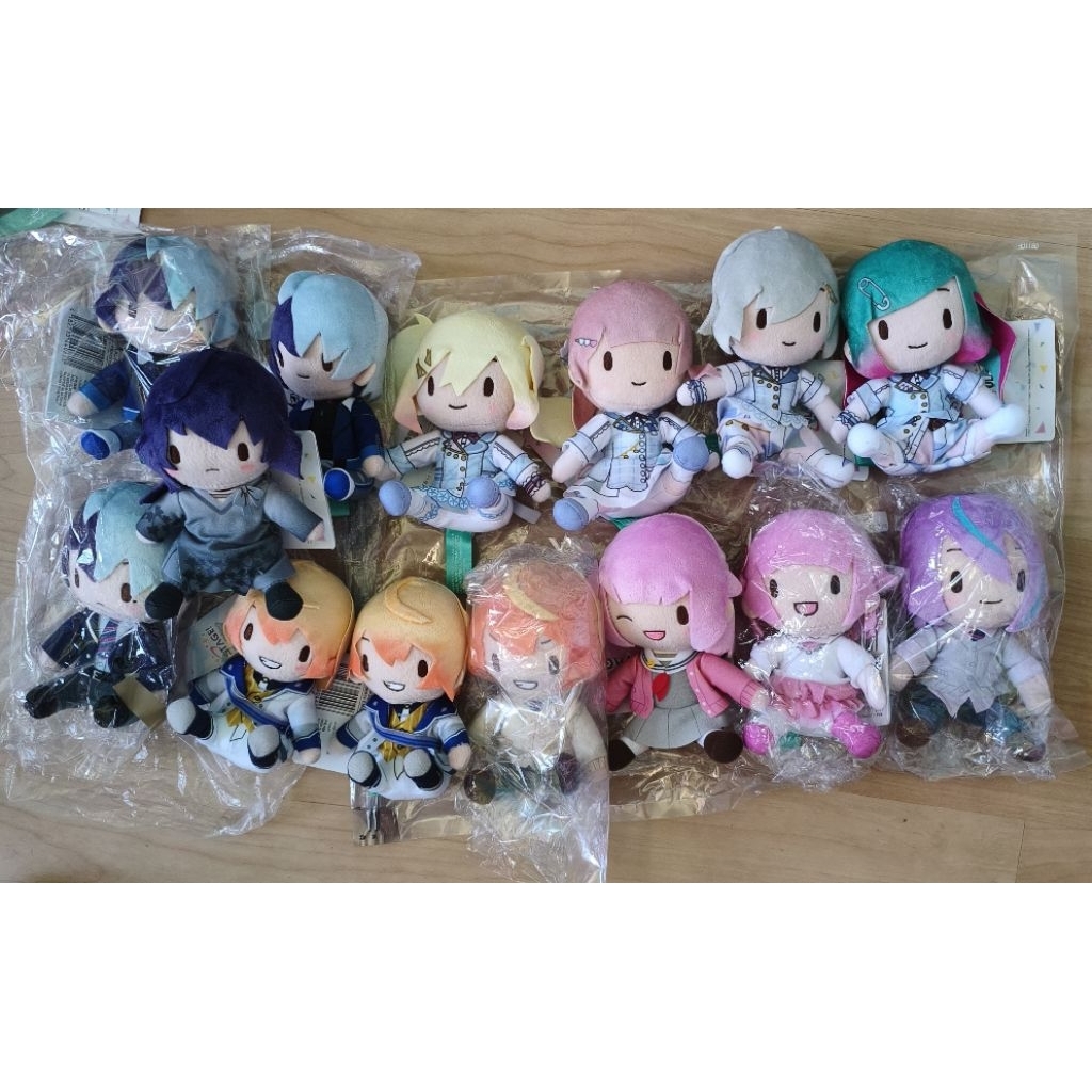 various sitting doll fuwapuchi || project sekai official merch