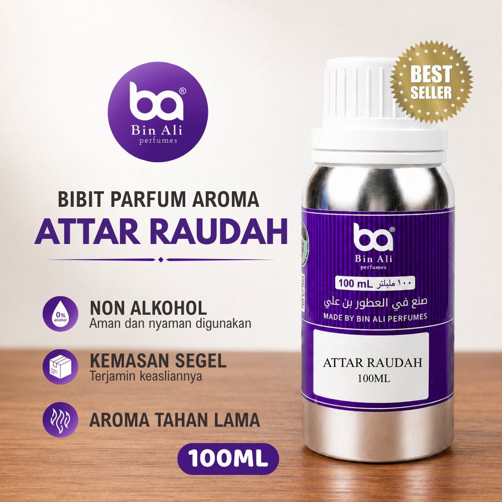 Bibit Parfum Aroma Attar Raudah 100ml SEGEL