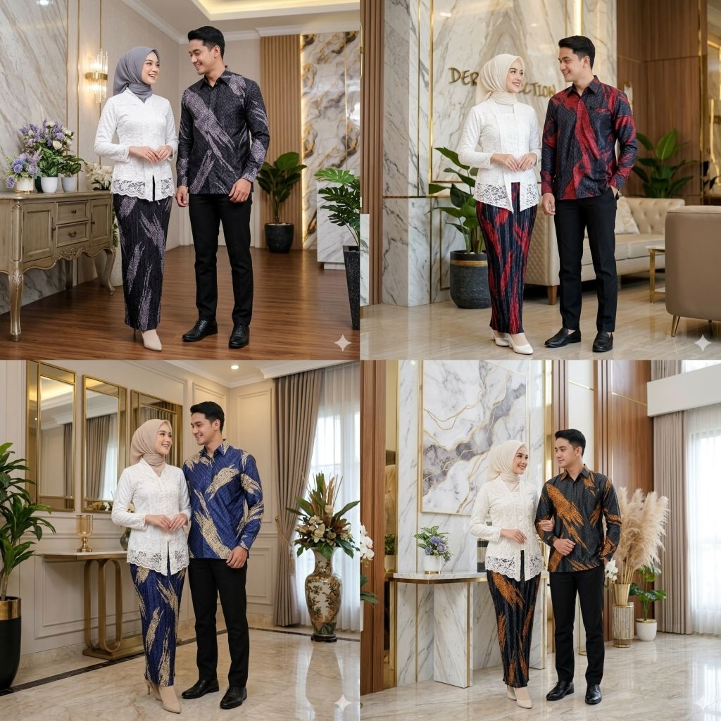 SET COUPLE BATIK CAKRA (REORDER)