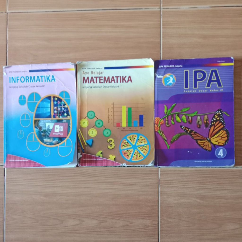 Buku Cetak Penabur Matematika, IPA, informatika Kelas 4