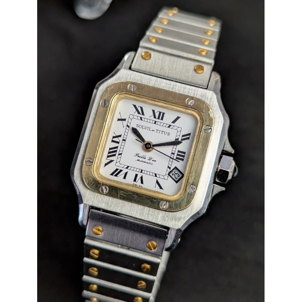Vintage Solvil et Titus "Santos" Automatic, Jam Tangan Fashion Wanita