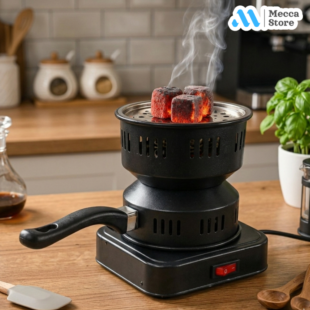 Kompor Listrik Mini Pemanas Arang Hookah BBQ Charcoal Burner 500W