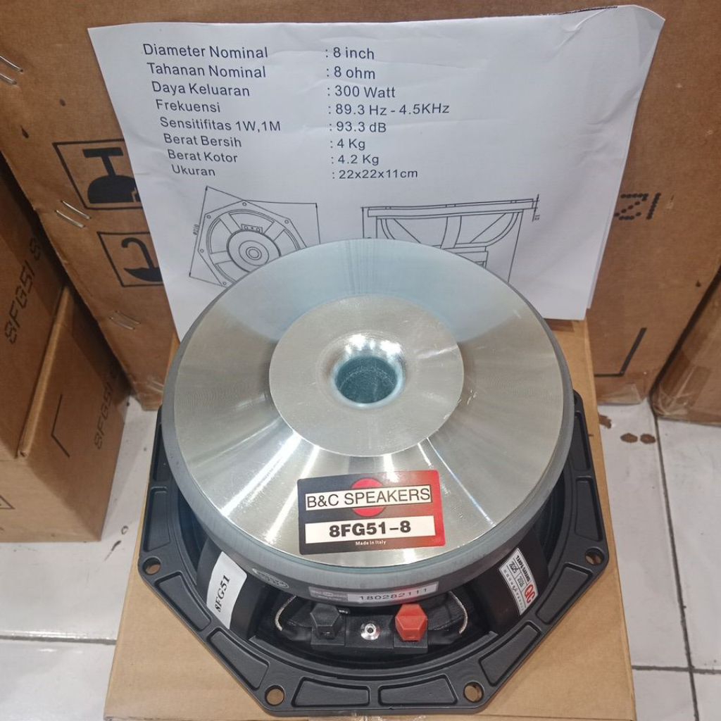 SEPIKER B&C 8 IN 8FG51