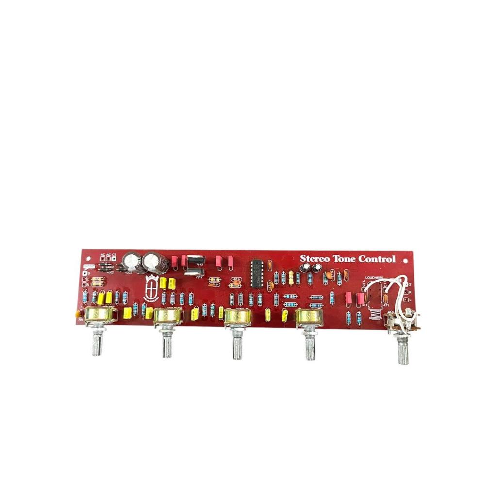 Kit Stereo Tone Control HK 201 Transistor / IC Low Noise - Pengatur Nada Audio Rumahan Berkualitas u