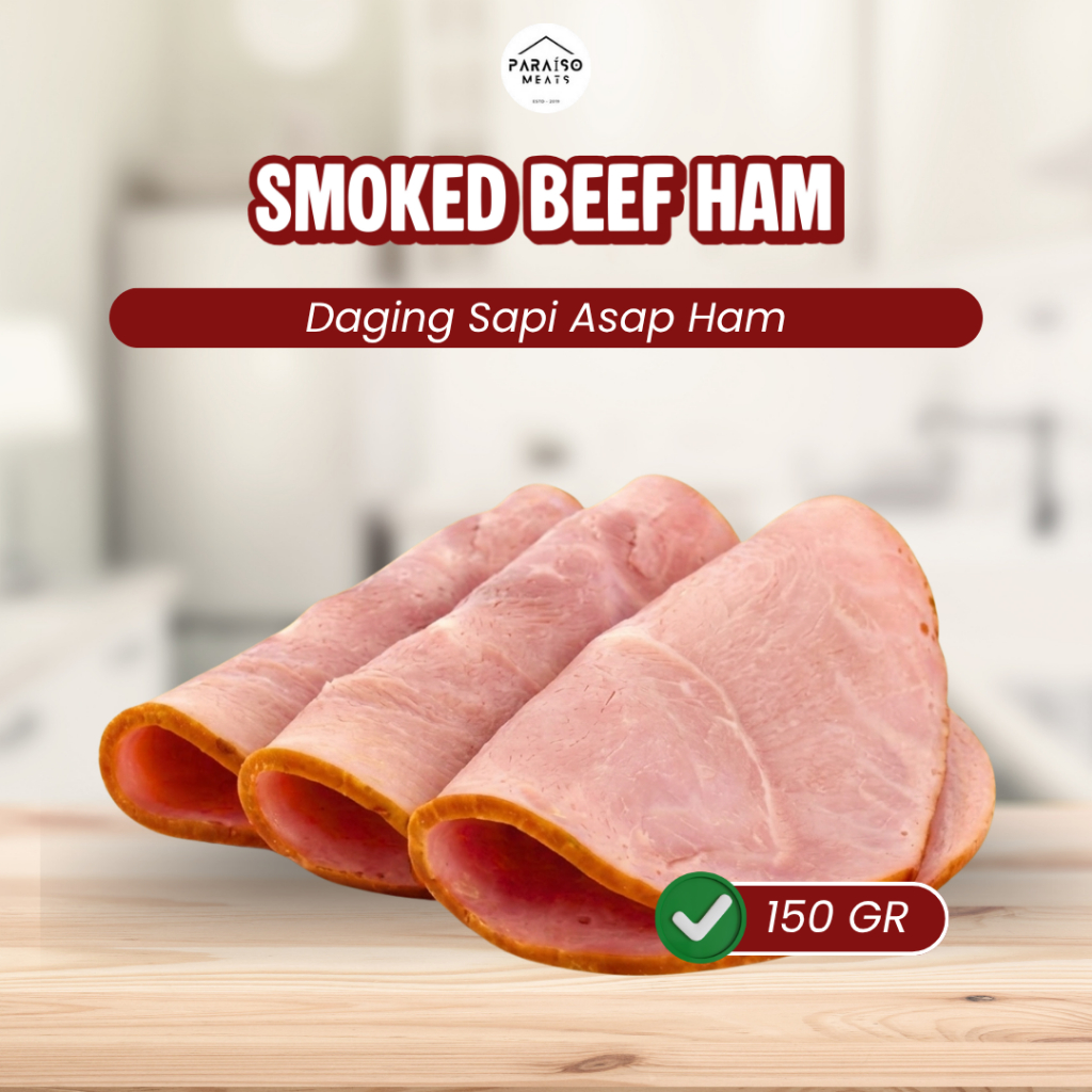 Daging Sapi Ham I Smoked Beef Ham 150gr
