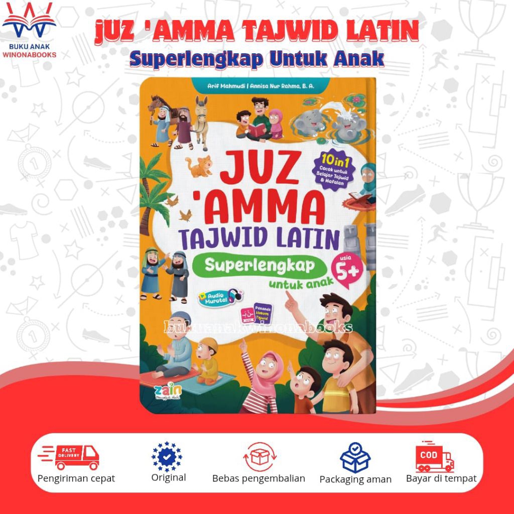 Juz Amma Tajwid Latin Superlengkap untuk Anak 5+: jadikan juz amma latin menjadi teman terbaik si ke