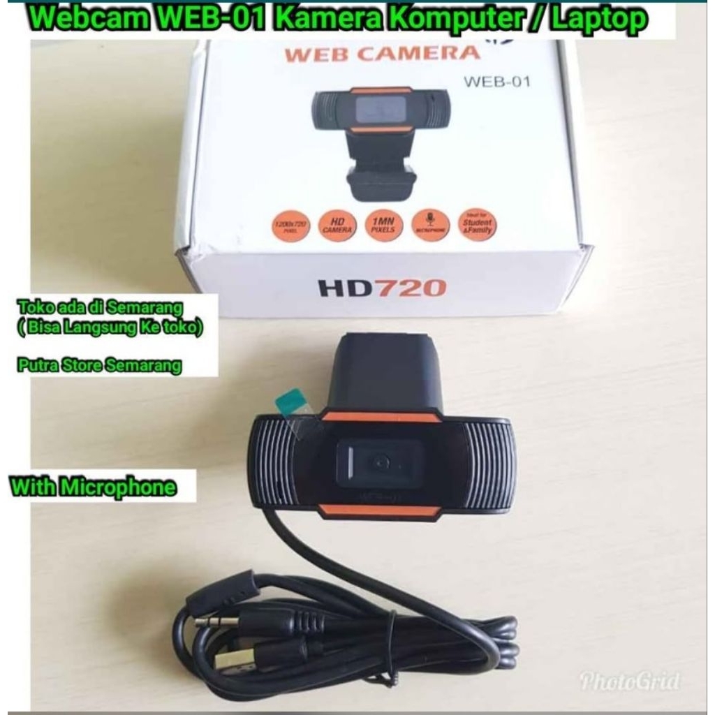 Webcam HD WEB 01 Kamera Laptop Komputer Kamera Usb external Kamera tambahan