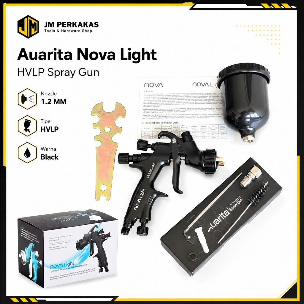 Spray Gun mini spray gun Auarita Nova light Hvlp Lvmp