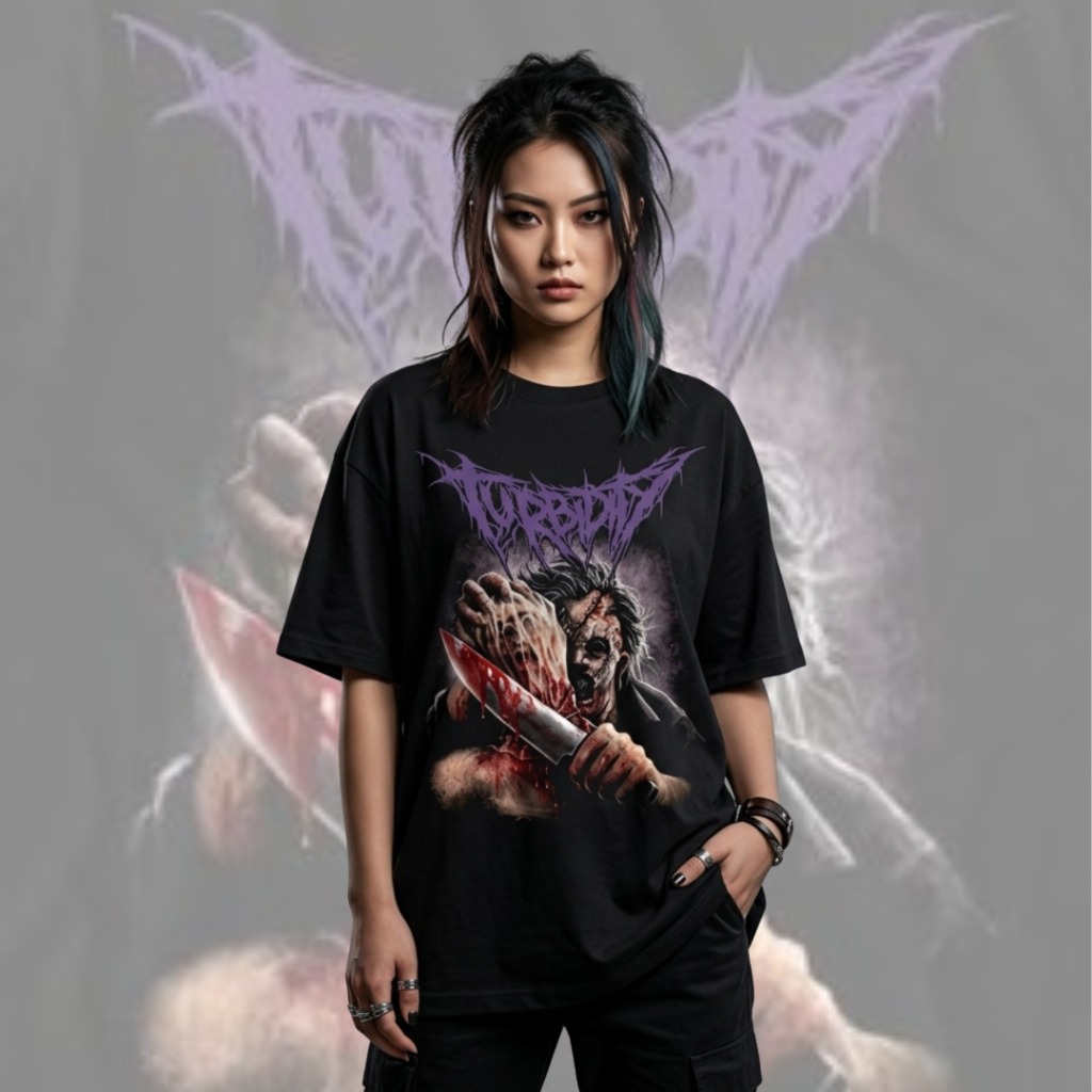 Tshirt Official Merchandise Dewasa Turbidity - Live At FCDF VI Death Is Life Eternal