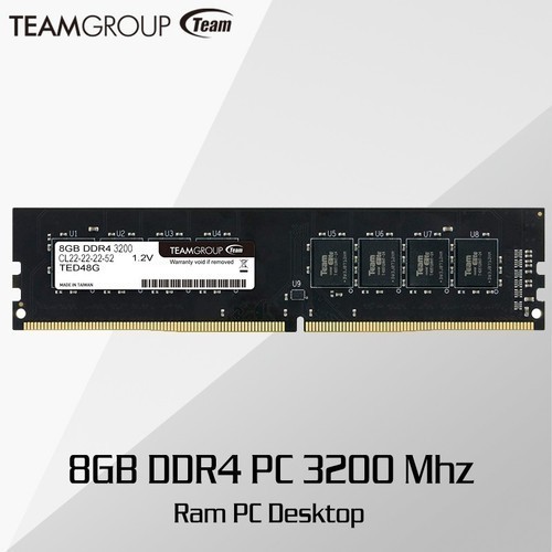 TEAM Elite RAM DDR4-3200 (PC4-25600) 32GB UDIMM FOR PC DESKTOP