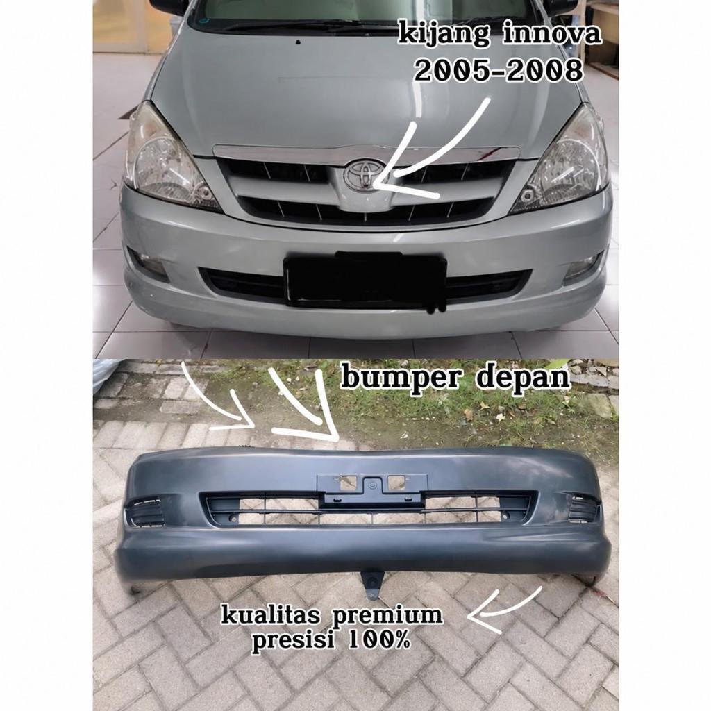 Bumper Depan Innova 2005-2008 (NHF)