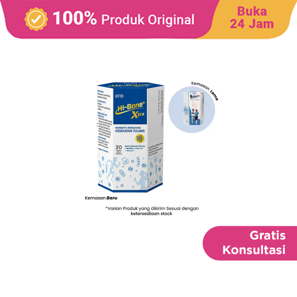 Hi-Bone Xtra 600 mg 30 Kaplet