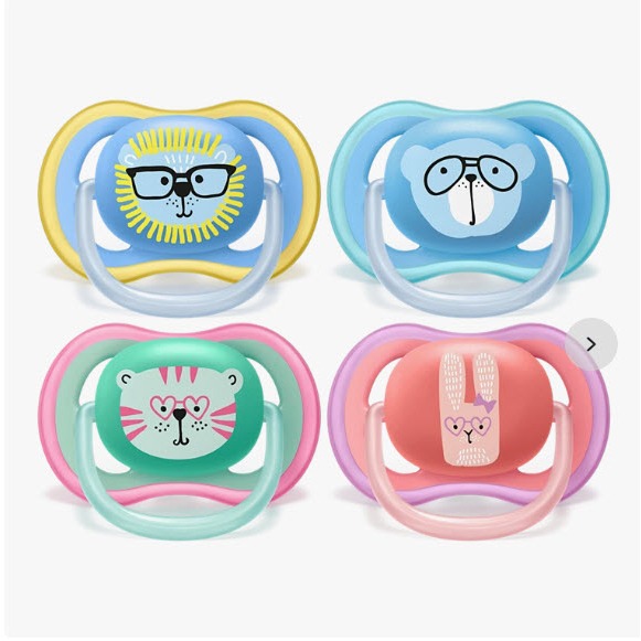 Empeng Bayi Philips Avent SCF 349/13 Ultra Air Soother Ortodontik utk Bayi 18 Bulan+
