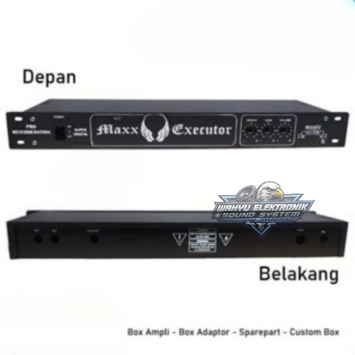 Box Digital ECHO Reverb 3 Potensio Reverbration Bahan Tebal