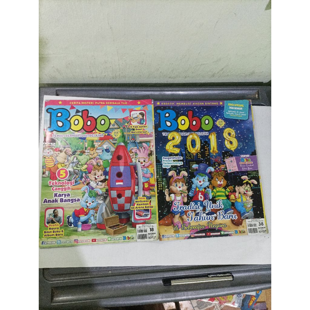majalah Bobo terbitan 2010 dan 2017/perbuku