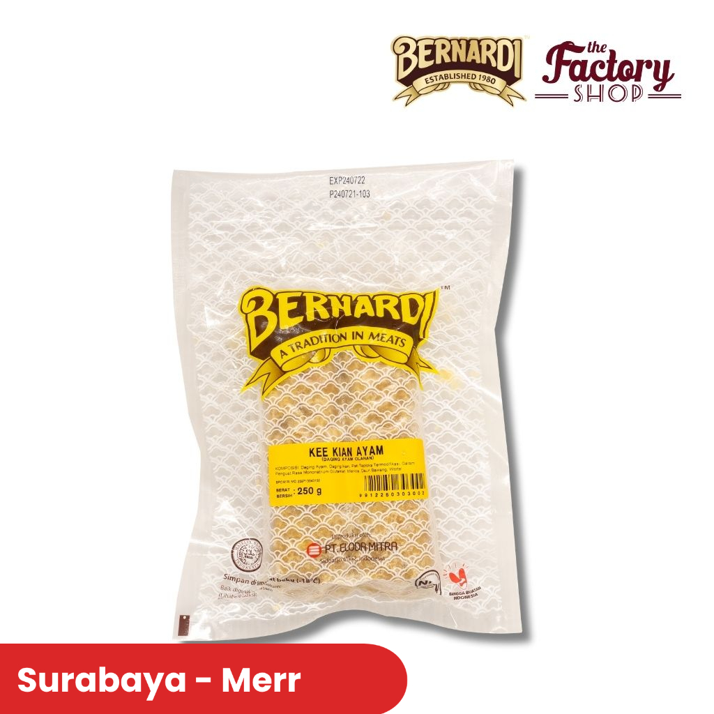 BERNARDI KEE KIAN IKAN DAN AYAM 250GR (SURABAYA)