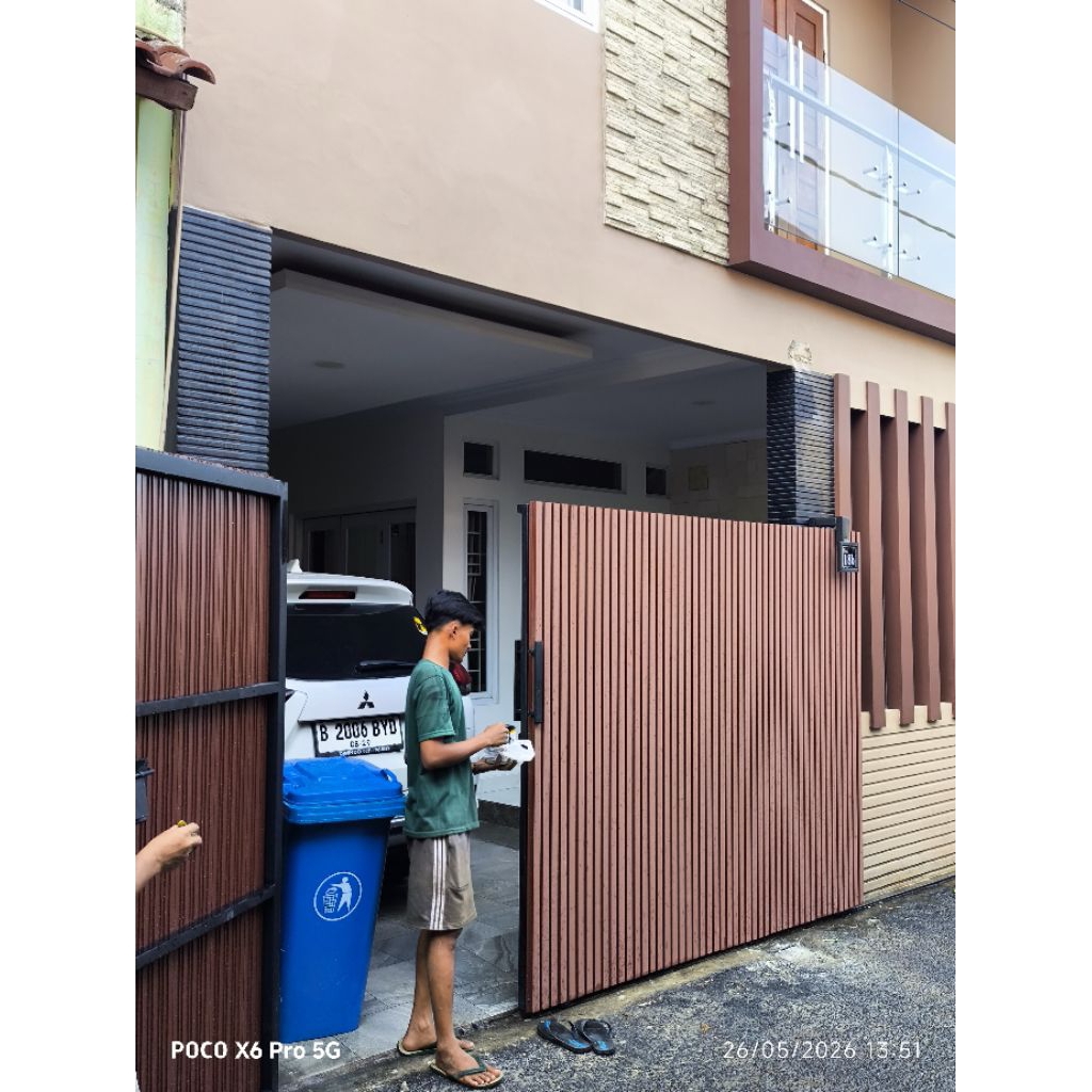 Pagar Rumah Wpc Outdoor Aesthetic Modern