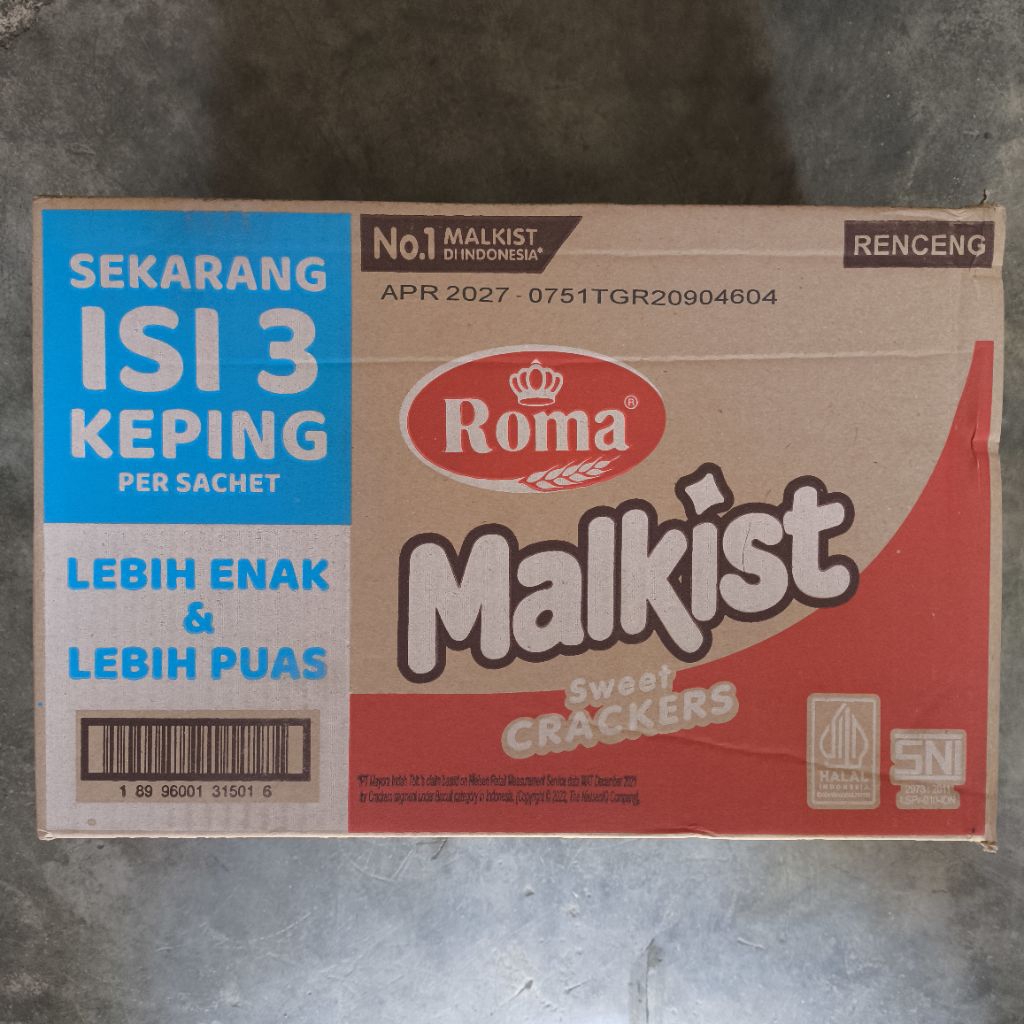 1Dus Roma Malkist Renceng Aneka Rasa