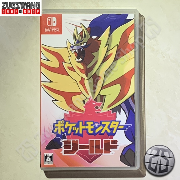 nintendo switch cartridge card game pokemon shield 2nd bekas used preowned seken second