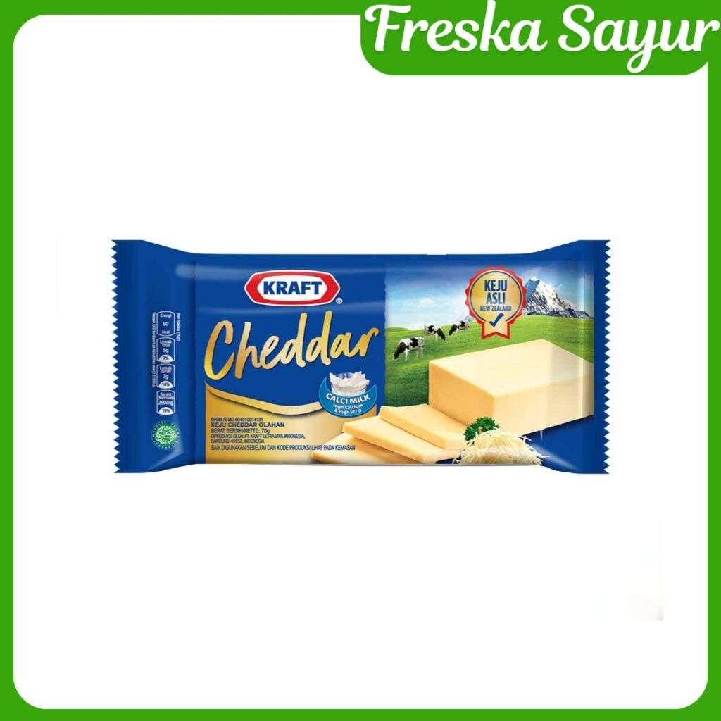 Kraft Keju Cheddar 70 gr