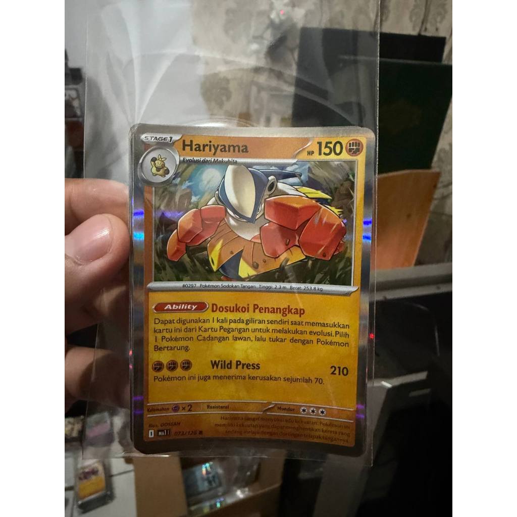 TCG HARIYAMA 073/126 FOIL HOLO MA1 Kartu Pokemon Indonesia
