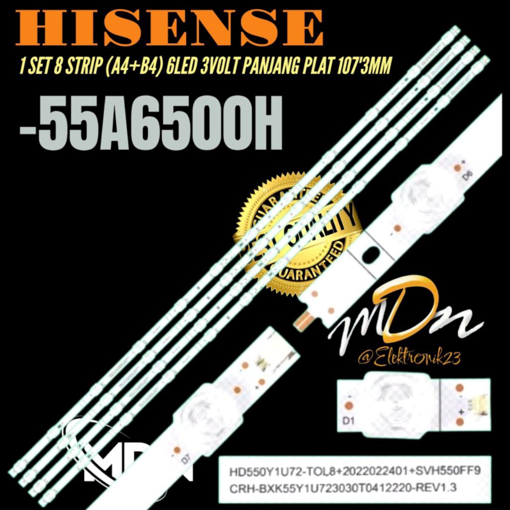 BACKLIGHT TV LED HISENSE 55 INCH 55A6500H BACKLIGHT TV 55 INCH HISENSE