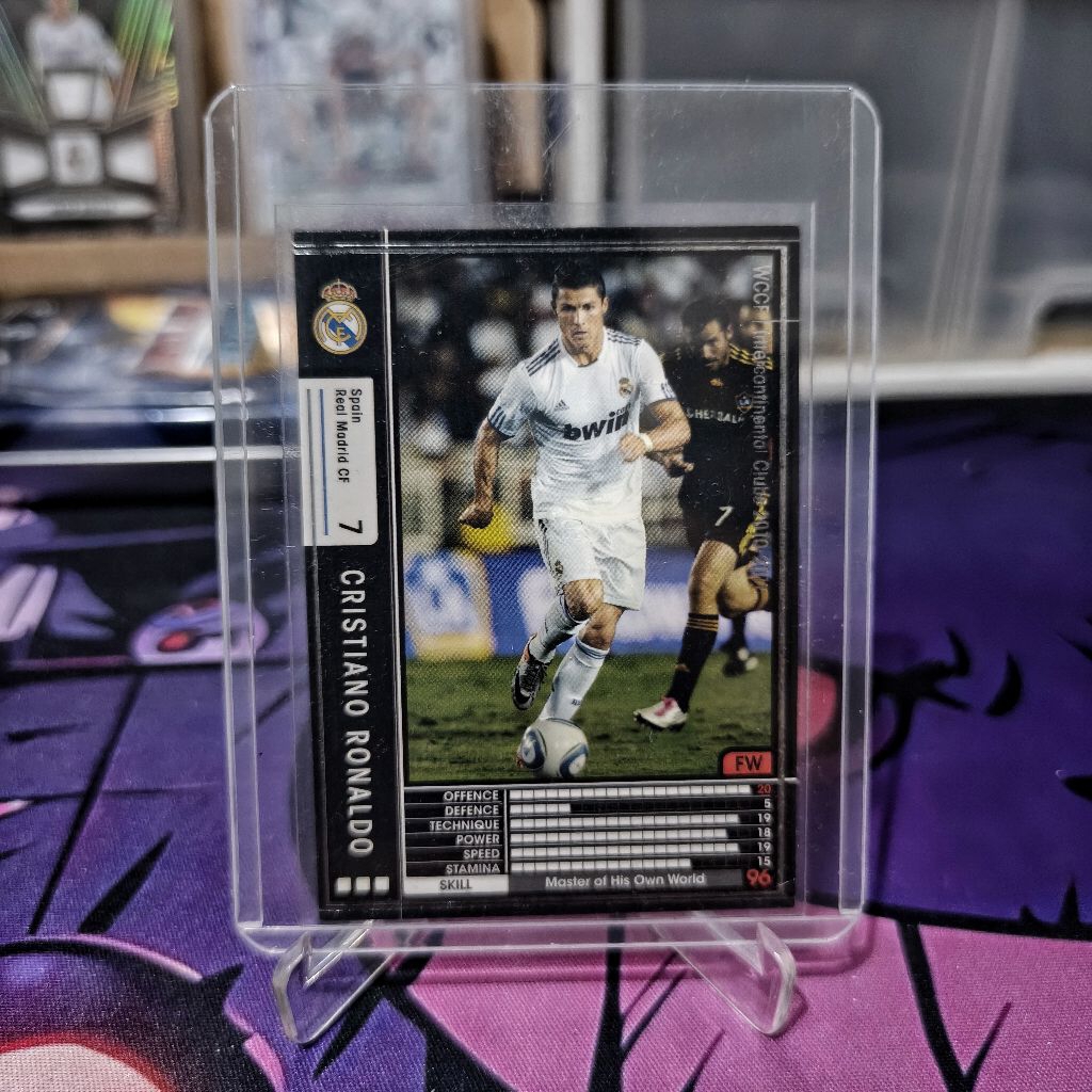 KARTU BOLA CRISTIANO RONALDO REAL MADRID PANINI WCCF 2010-11