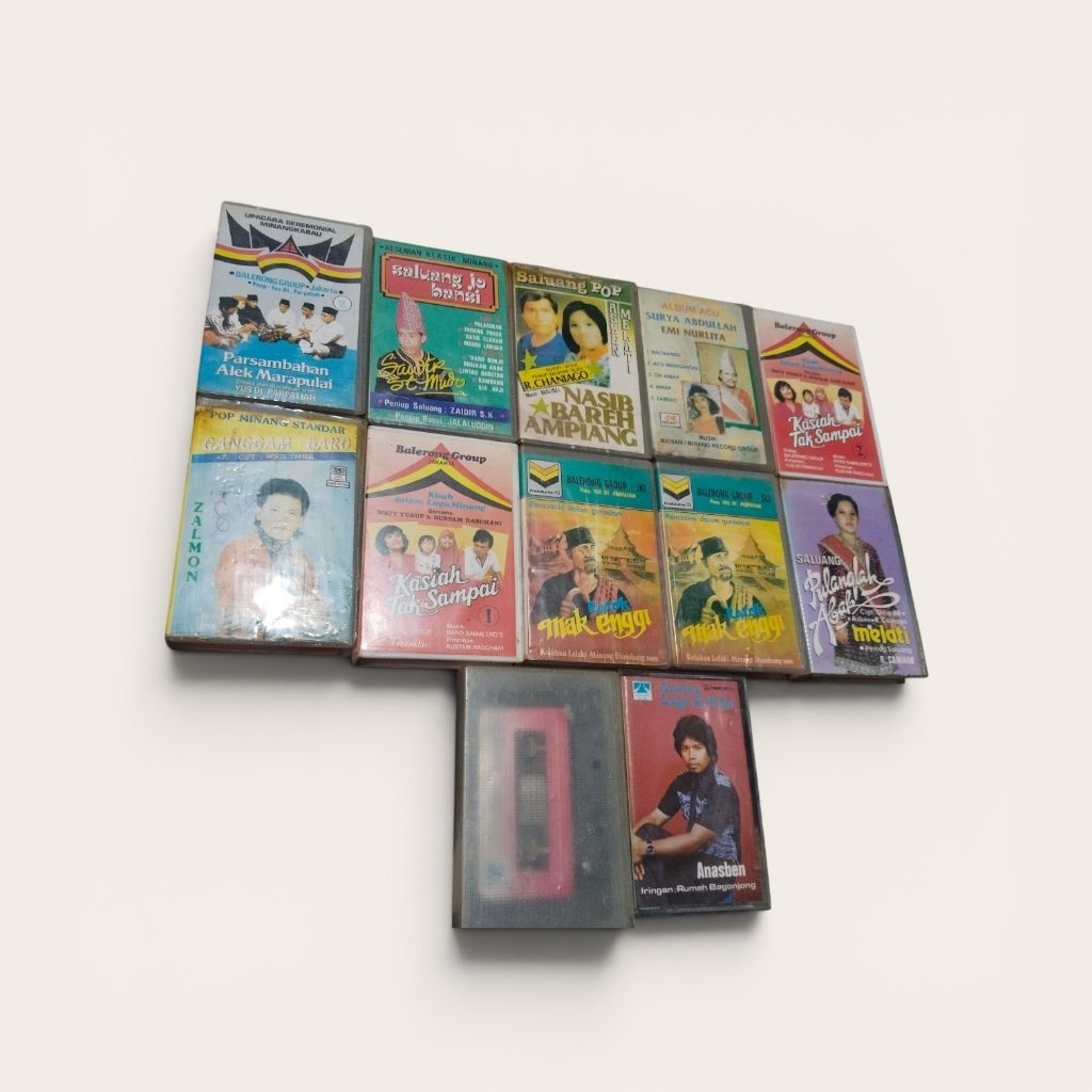 kaset pita sepaket lagu2 minang, saluang