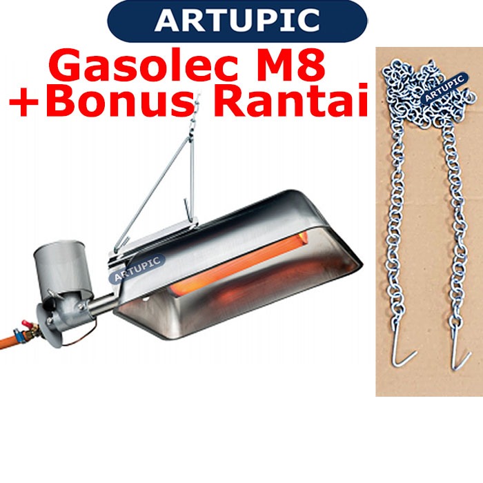 Gasolec M8 Pemanas Kandang Ayam Infrared Gas Brooder Heater Kualitas Diatas rikte medion emstar igm