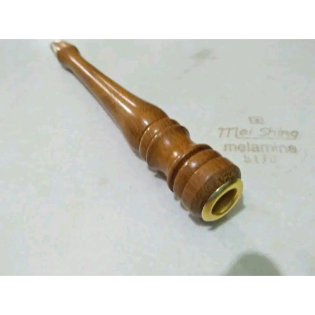once pipa Rokok kayu kelorMAs terbaru kualitas terbaik panjang 12 cm