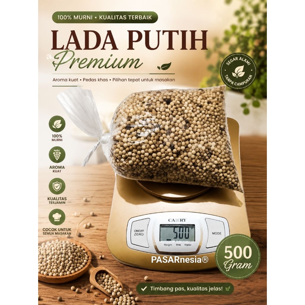 LADA BUTIR/MERICA BUTIR 500GR (KEMASAN 500GR)