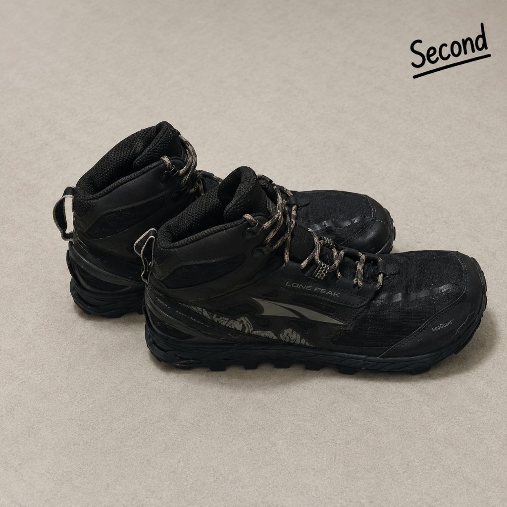 Sepatu Altra Lone Peak 4.0 Mid Mesh Pria – Size 48 (31 cm) – Second Layak Pakai