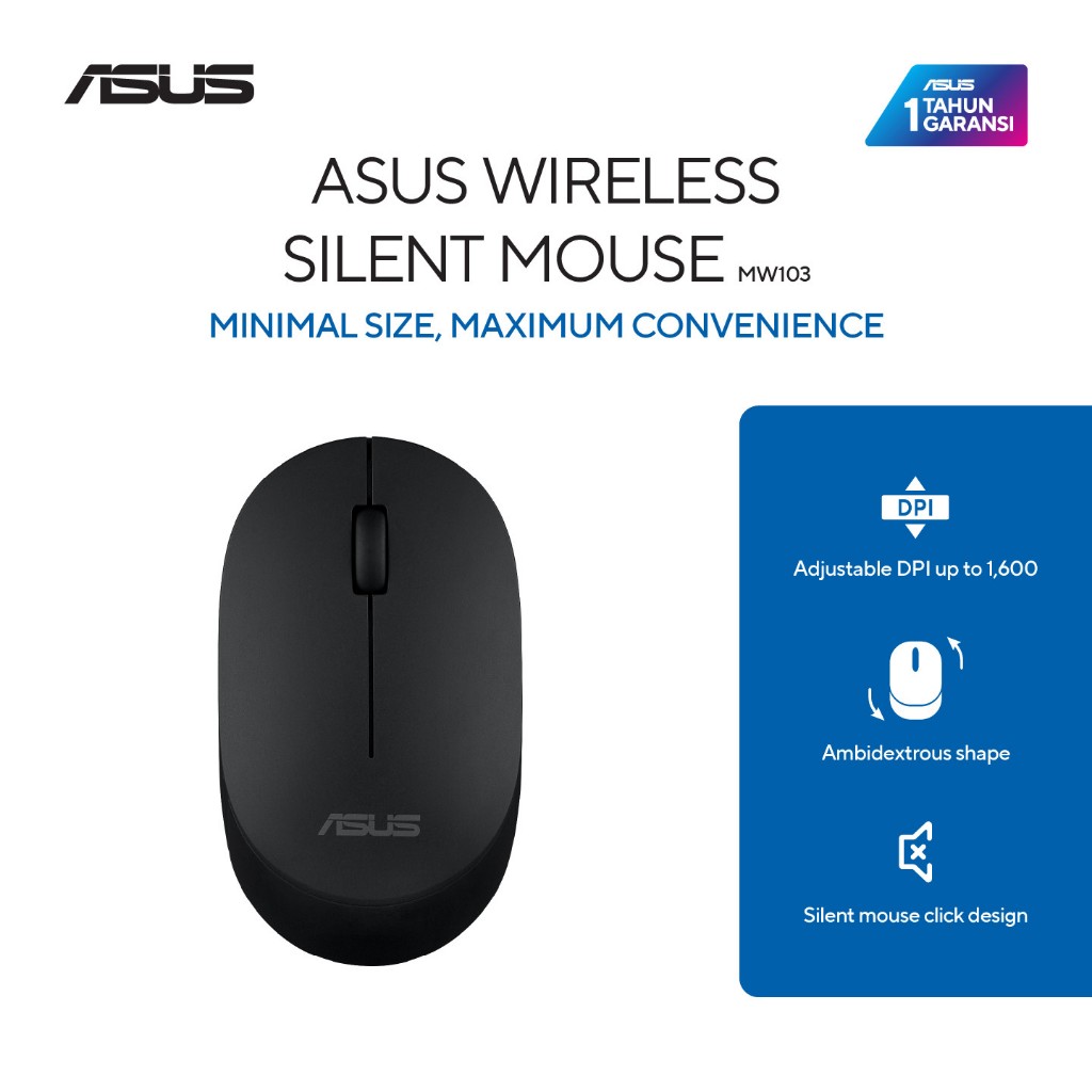 Asus MW103 Mouse Wireless Original Asus